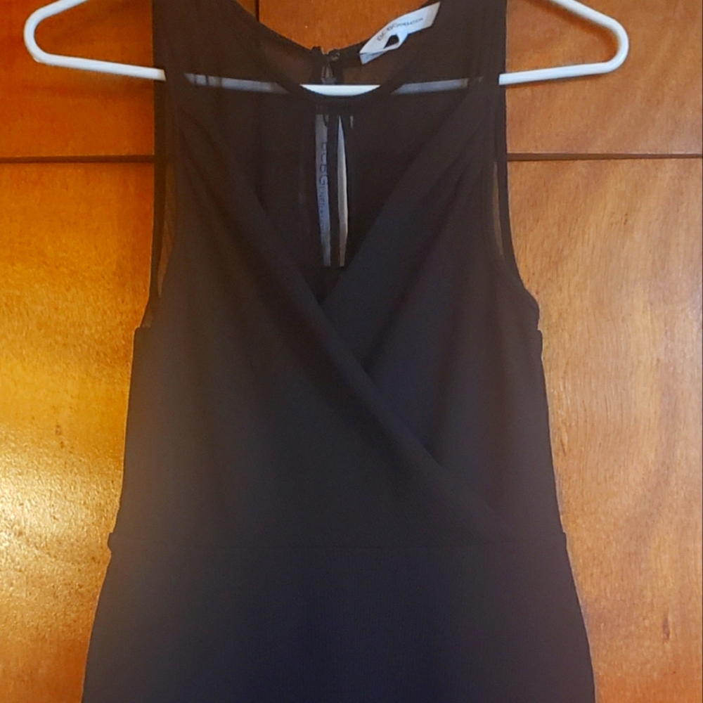 LBD the Little Black Dress with mesh inset. It's the perfect cocktail dress NWT
